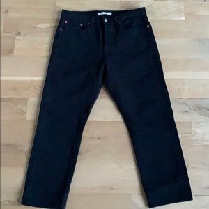 Levi’s Wedgie Straight black jeans